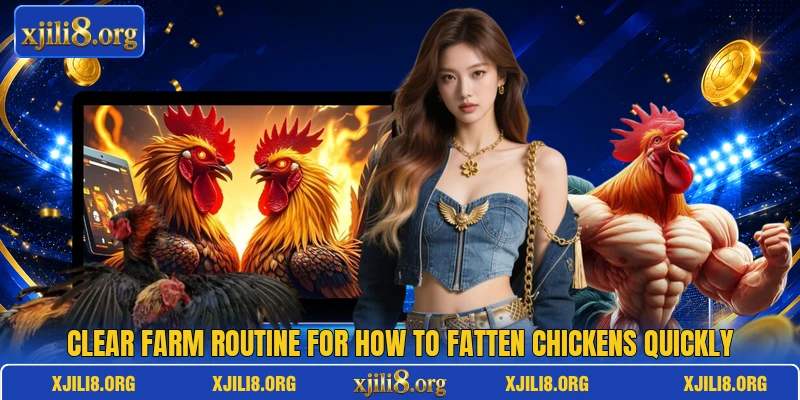 Clear farm routine for how to fatten chickens quickly Clear farm routine for how to fatten chickens quickly