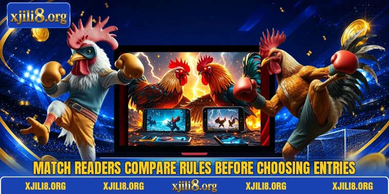 Match readers compare rules before choosing entries Match readers compare rules before choosing entries