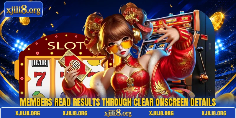 Members read results through clear onscreen details Members read results through clear onscreen details