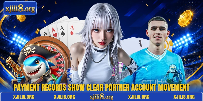 Payment records show clear partner account movement
