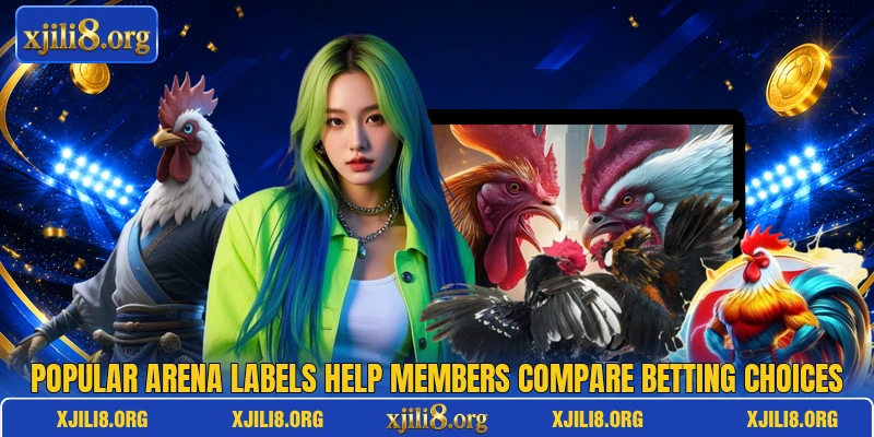 Popular arena labels help members compare betting choices Popular arena labels help members compare betting choices