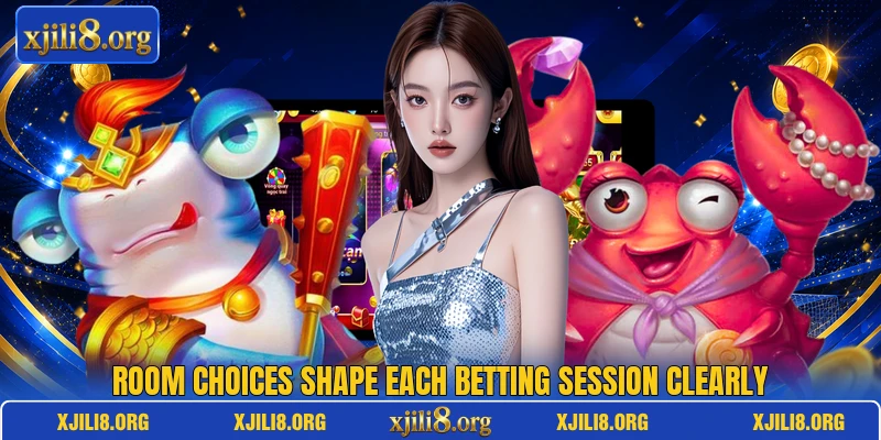 Room choices shape each betting session clearly Room choices shape each betting session clearly